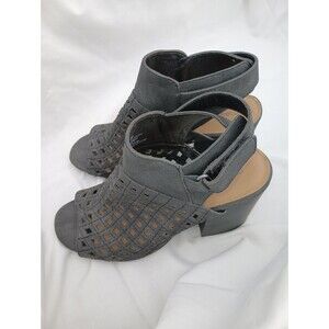 Maurice's Women's 8M Black Jordan  Faux Leather 2.5" Chunky Heel City Cocktail